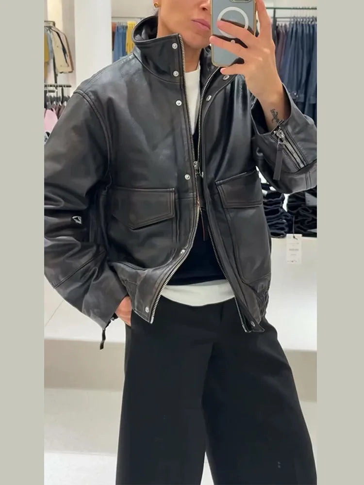 Karen Leather Jacket