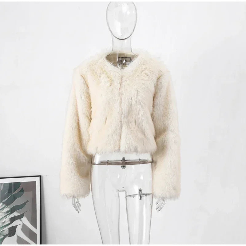 Short Faux Fur Coat