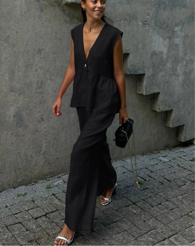 Loretta Cotton Set (Top/Pants)