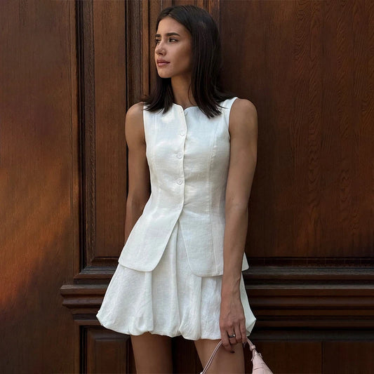 Sara Set(Vest/Skirt)