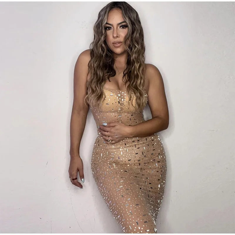 Diamond Slim Dress (Maxi/Mini)