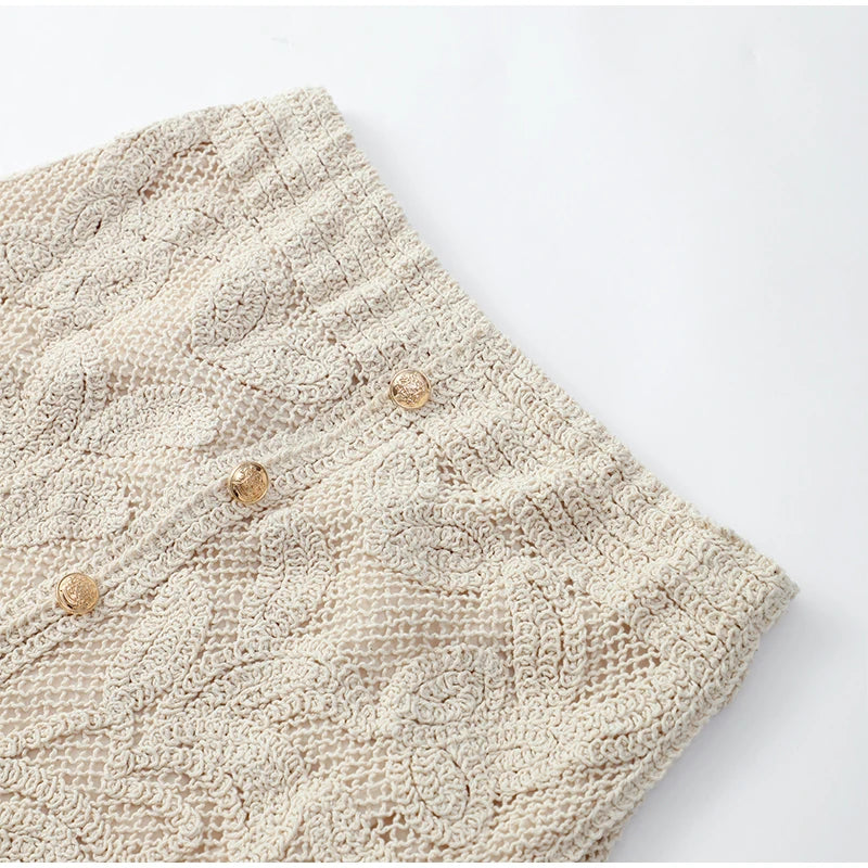 Evelyn Knitted Suit (Top/Skirt)