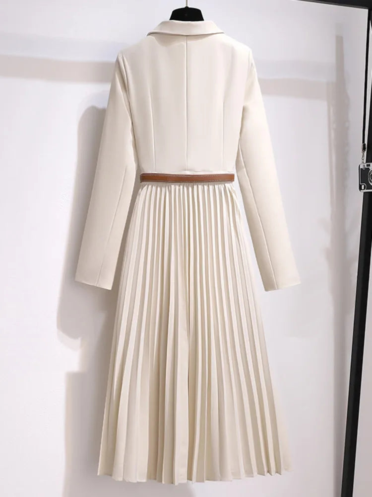 Elizabeth Pleated  Dress