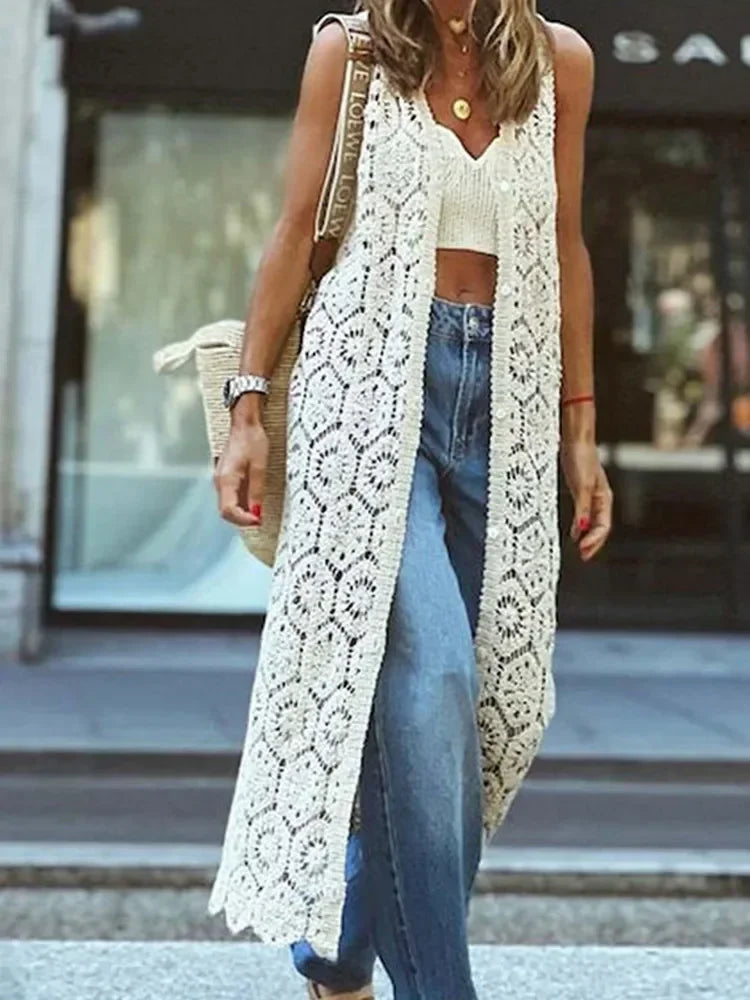 Boho Long Dress/Cardigans