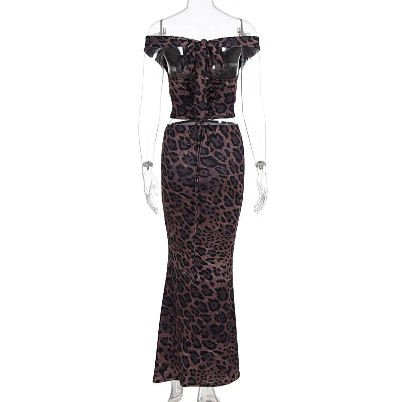 Leopard Set (Top/Skirt)