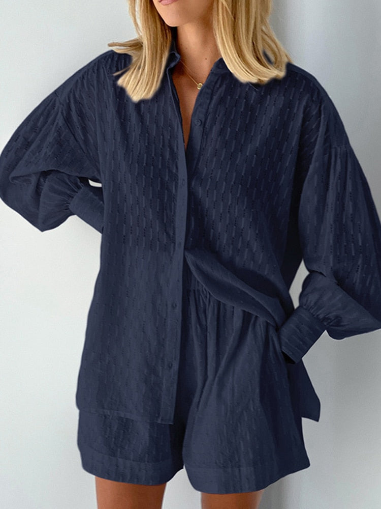 Meghan Set (Blouse/Shorts)