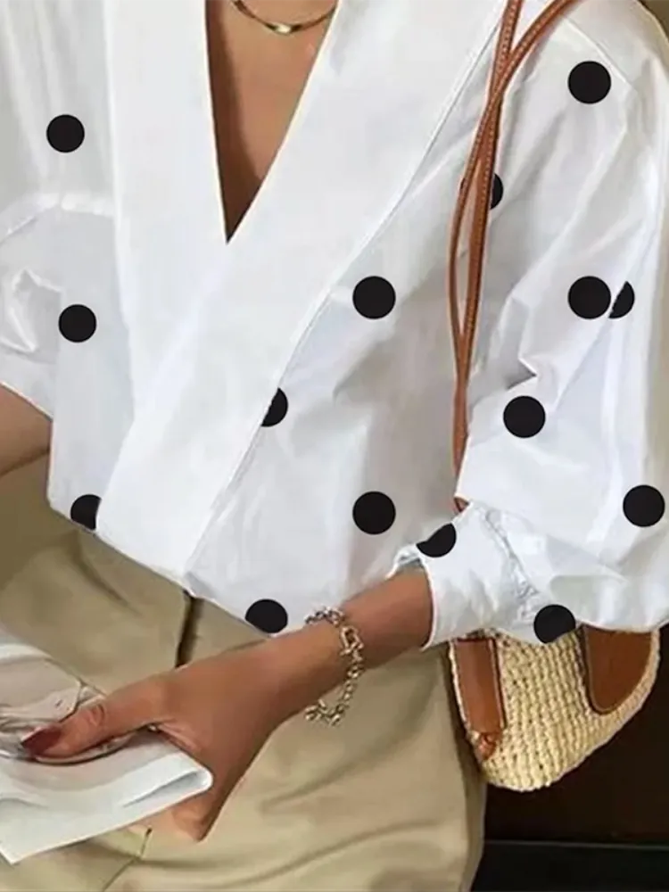 Gloria Polka-Dot Blouse