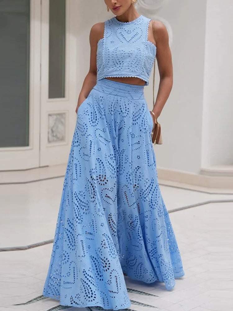 Stephanie Cotton Set (Top/Skirt)