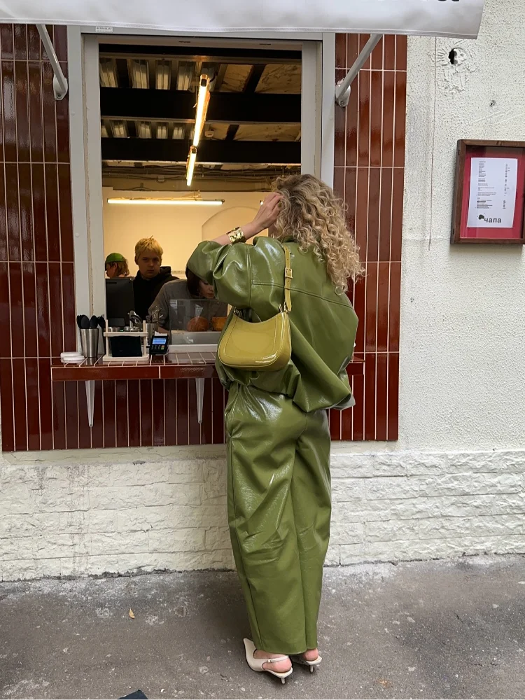 Nancy Leather Set  New (Coat/Pants/Dress)