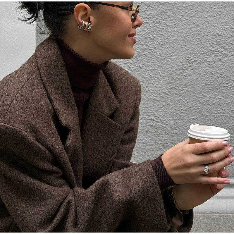 Stephanie Wool Overcoat