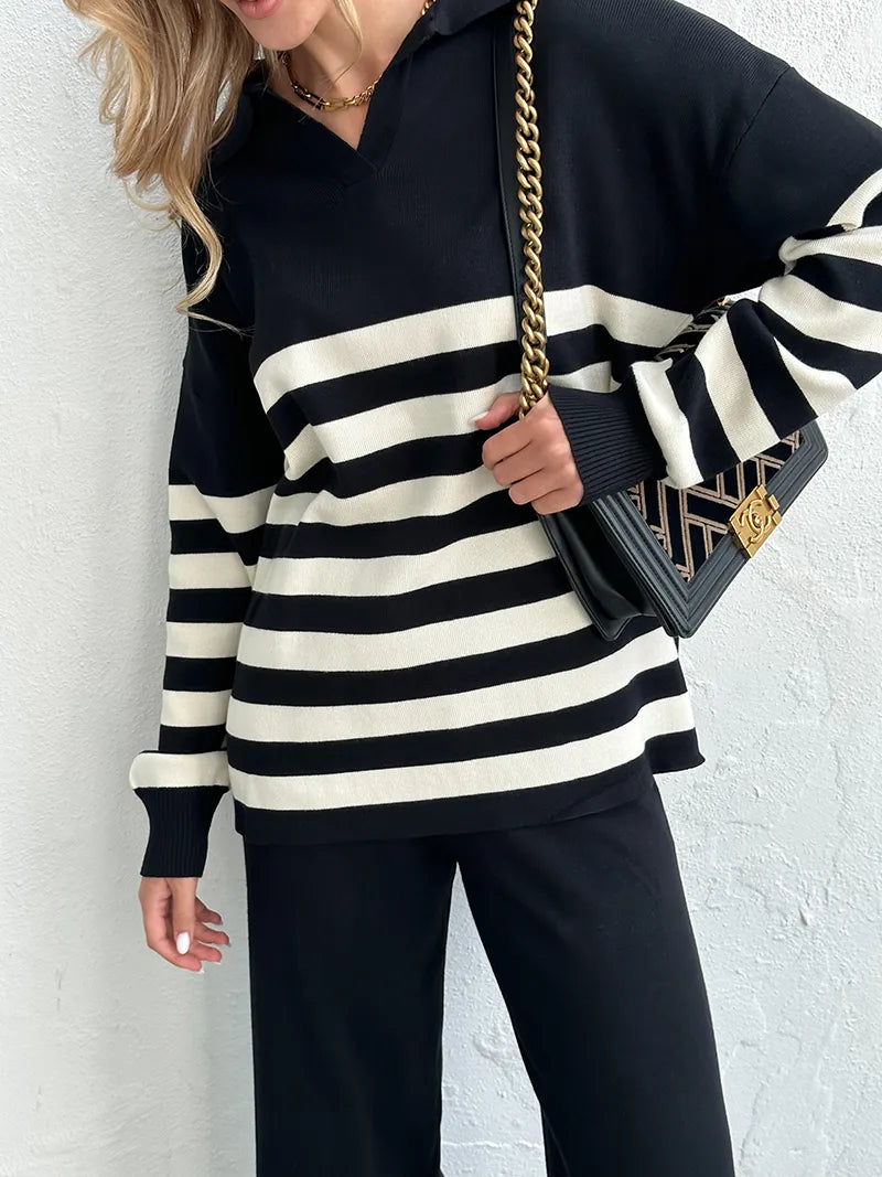 Sandra Knitted Set (Sweater/Pants)