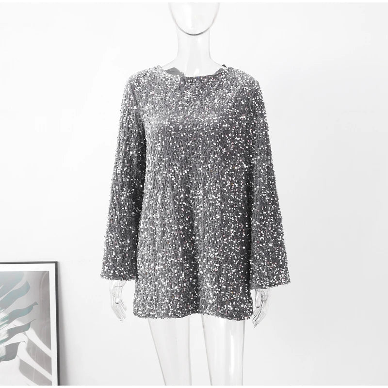 Shiny Party Dress With bow