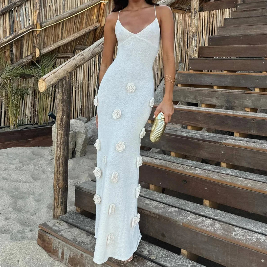 Flower Knitted Dresses