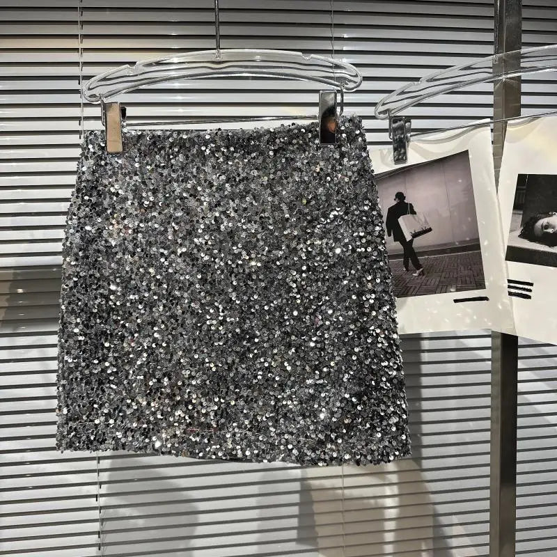 Eva Sequin Skirt
