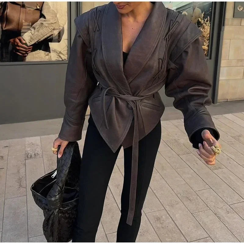 Nancy Jacket Leather/Suede