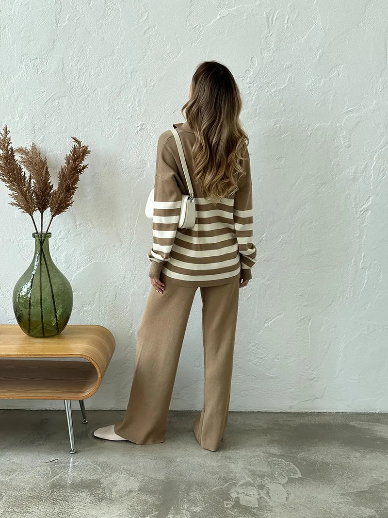 Sandra Knitted Set (Sweater/Pants)