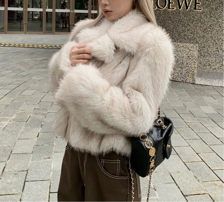 Karen Short Faux Fur Coat