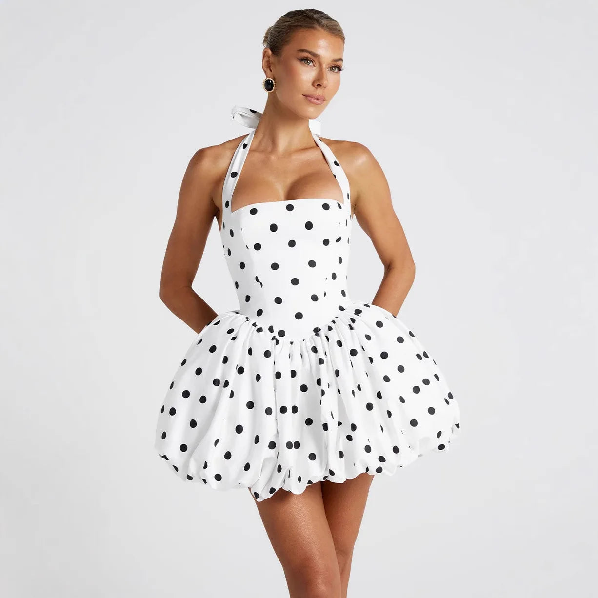 Monica Polka dot Dress