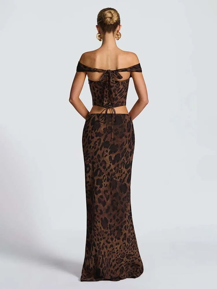 Leopard Set (Top/Skirt)