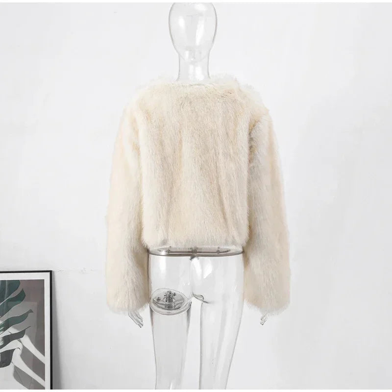 Short Faux Fur Coat