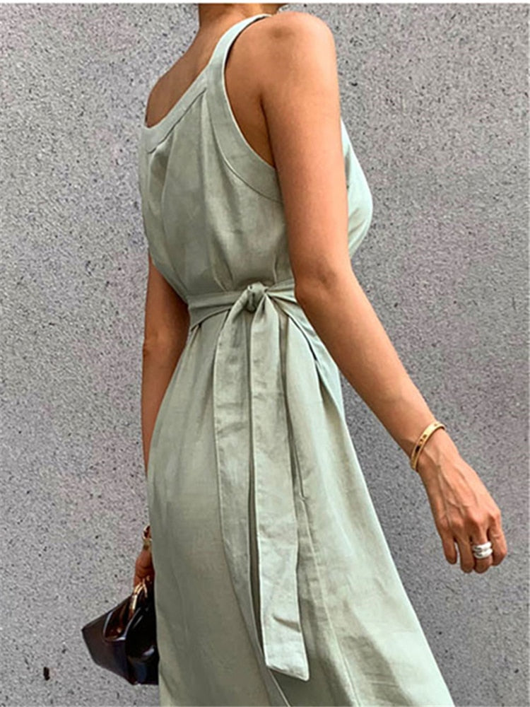 Loreen Linen Dress