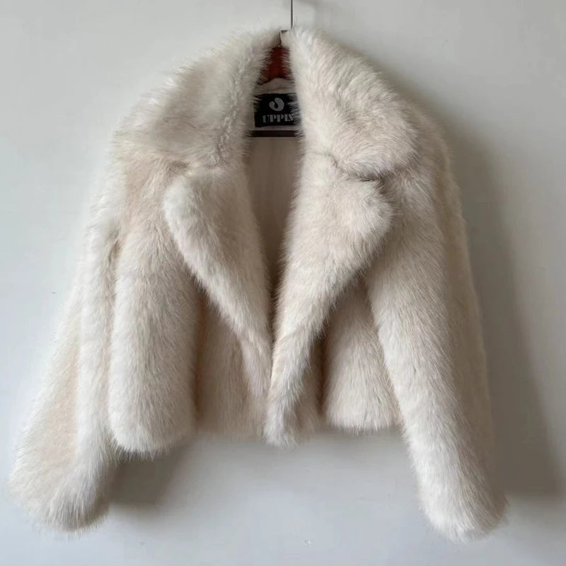Karen Short Faux Fur Coat