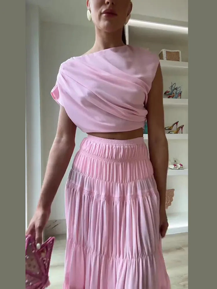 Janet Set (Crop Top/Skirt)