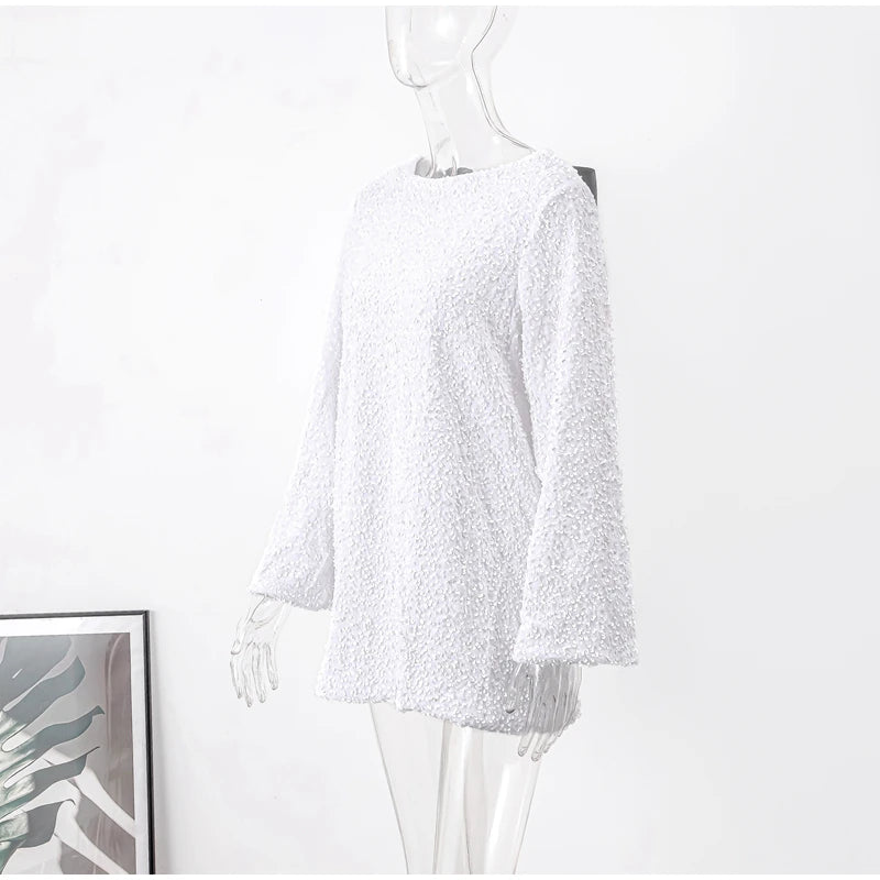 Shiny Party Dress With bow