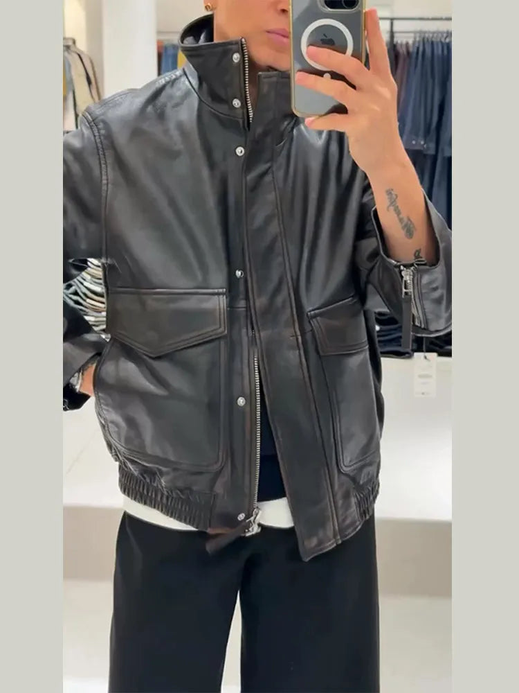 Karen Leather Jacket