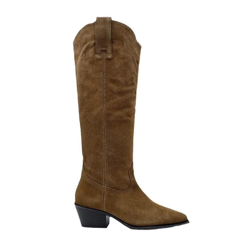 Ruth Boots (Natural Suede)