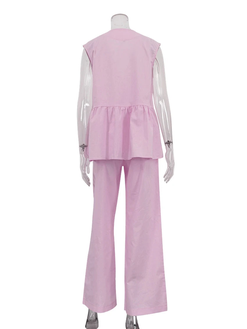 Loretta Cotton Set (Top/Pants)