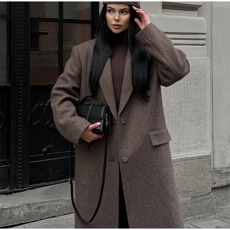 Stephanie Wool Overcoat