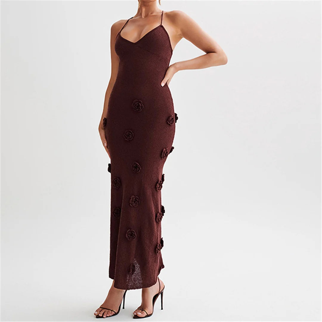 Flower Knitted Dresses