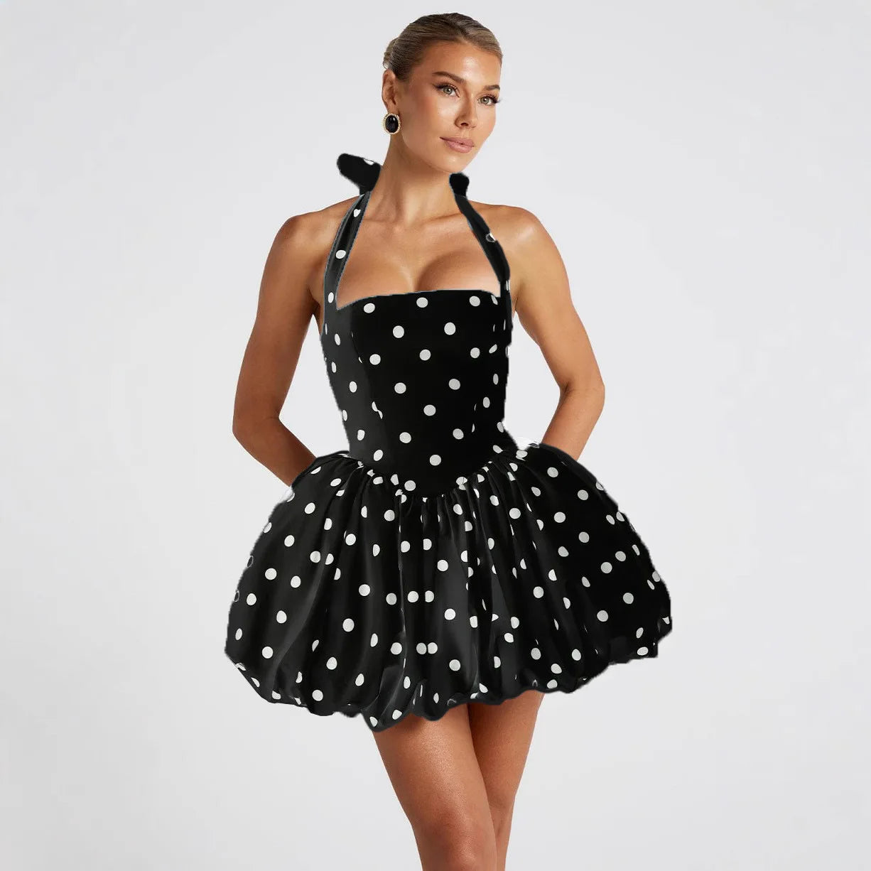 Monica Polka dot Dress