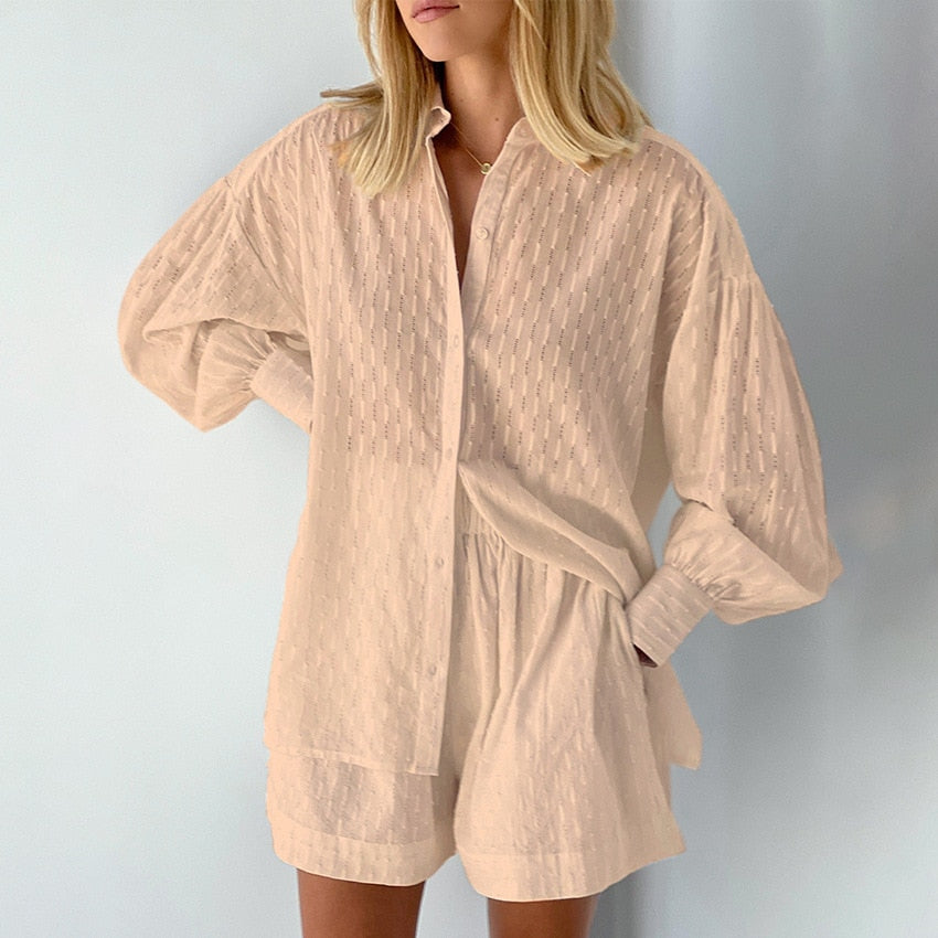 Meghan Set (Blouse/Shorts)