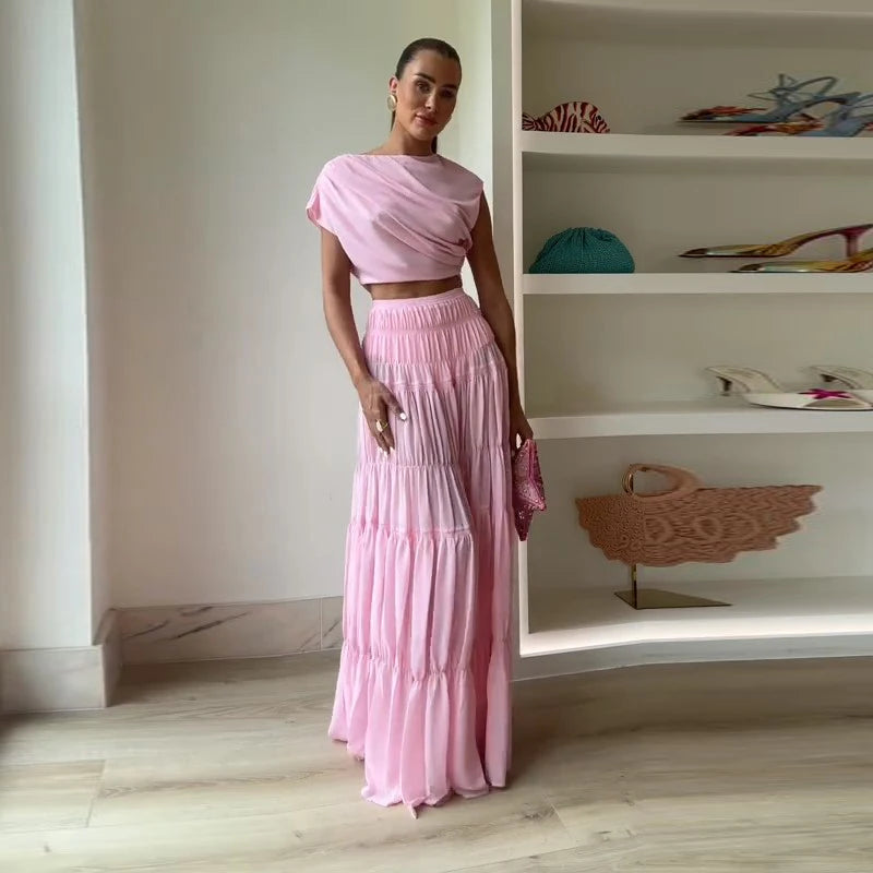 Janet Set (Crop Top/Skirt)