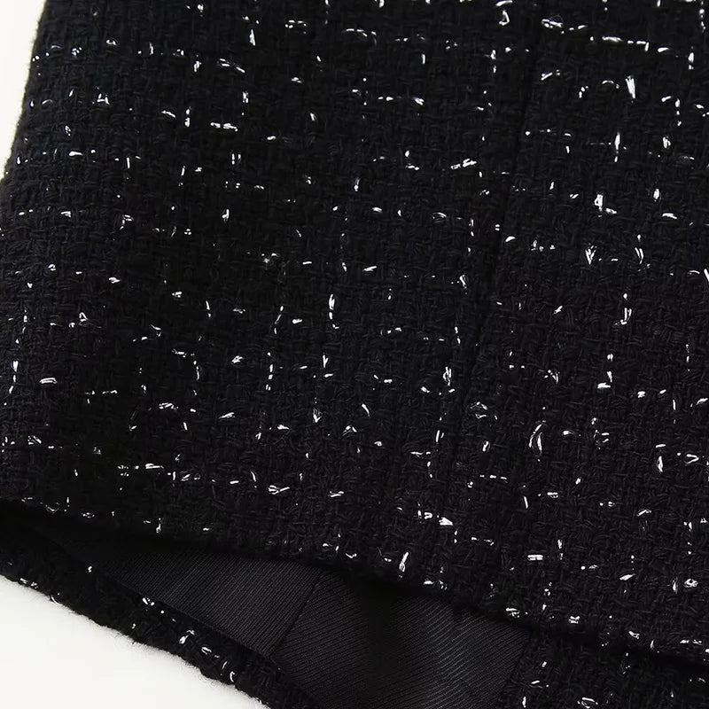 Rebecca Tweed Suit (Vest/Skirt-shorts)