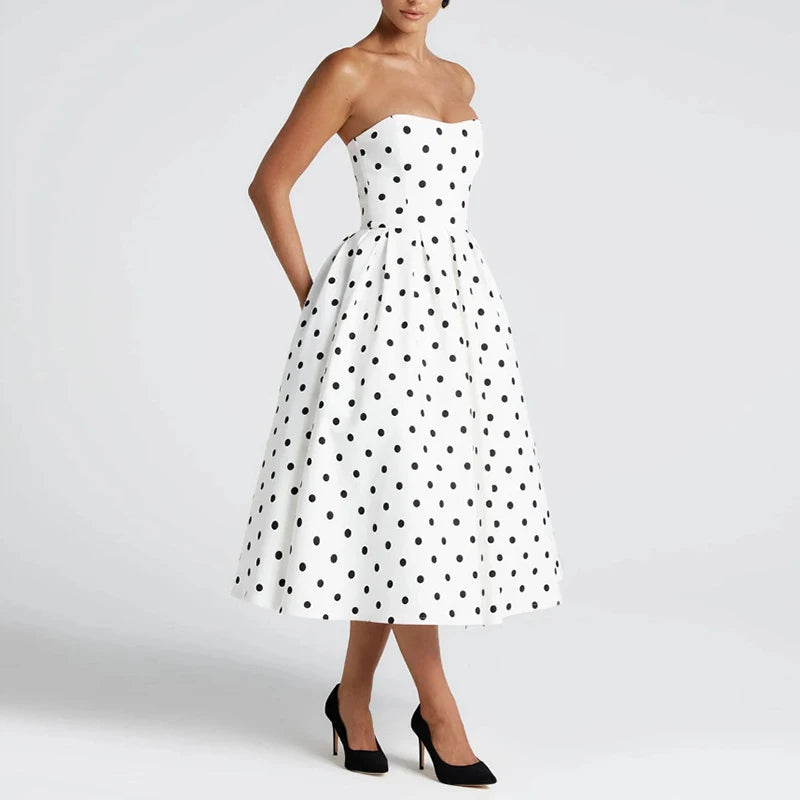 Christine Polka Dot Dress
