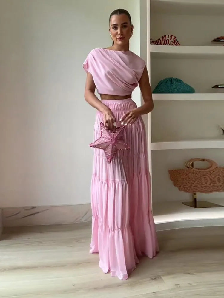 Janet Set (Crop Top/Skirt)