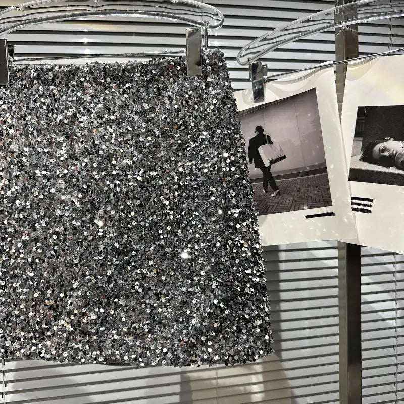 Eva Sequin Skirt