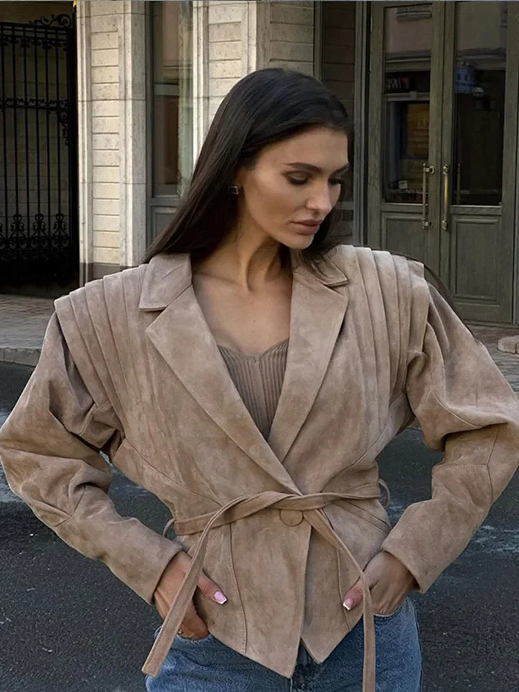 Nancy Jacket Leather/Suede