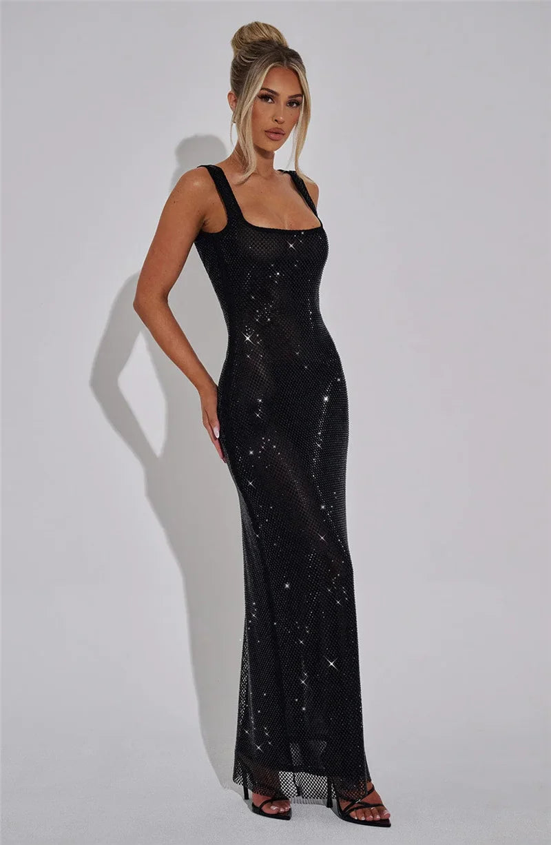 Sarah Diamonds Maxi Dress