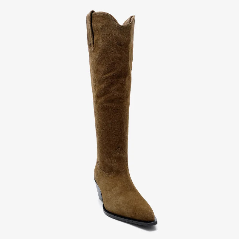 Ruth Boots (Natural Suede)