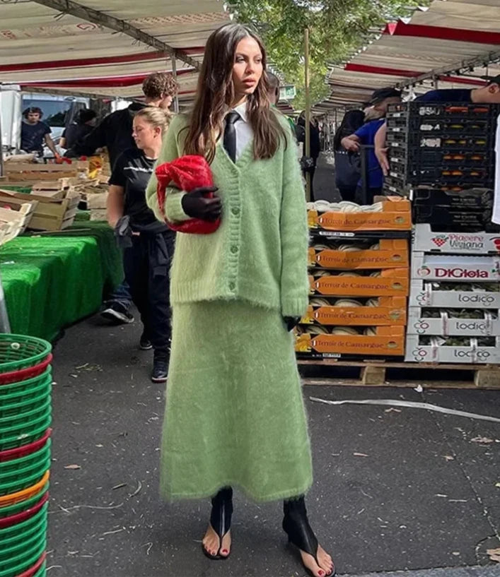 Heather Set (Sweater/Skirt)