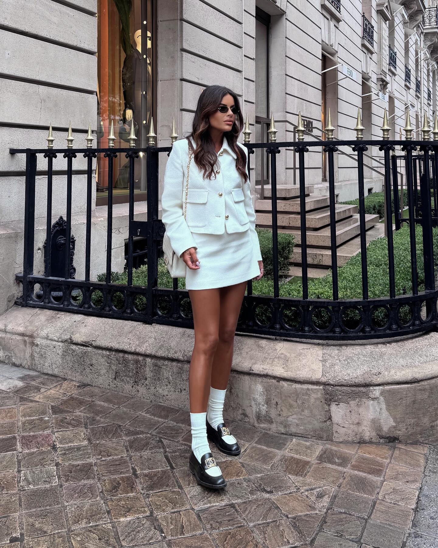 Katherine Tweed Suit (Blazer/Skirt)