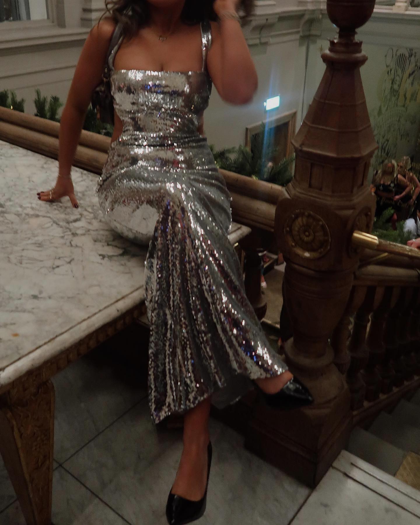 Amanda Sequins Dress