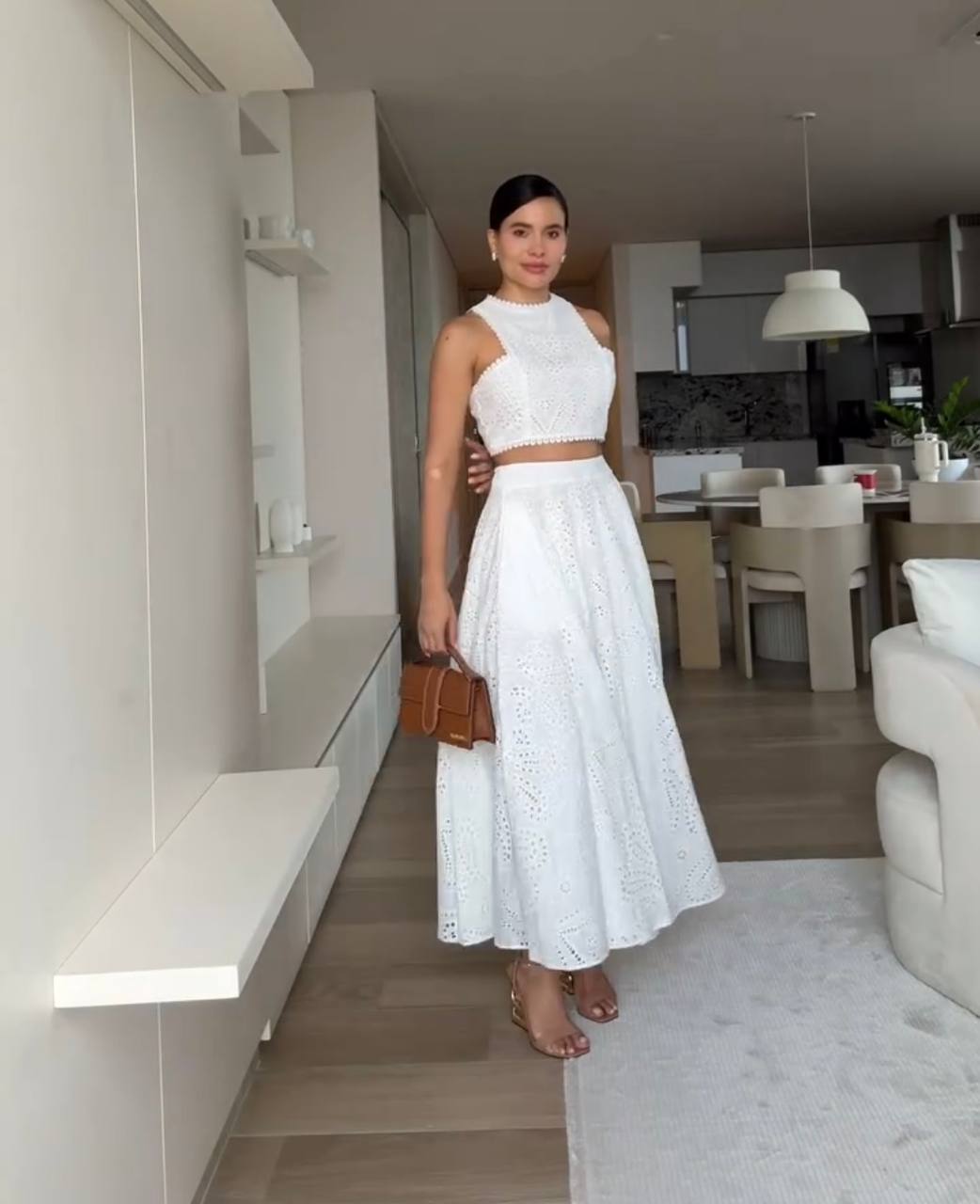 Stephanie Cotton Set (Top/Skirt)