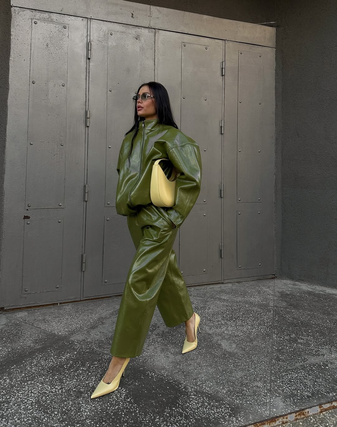 Nancy Leather Set  New (Coat/Pants/Dress)