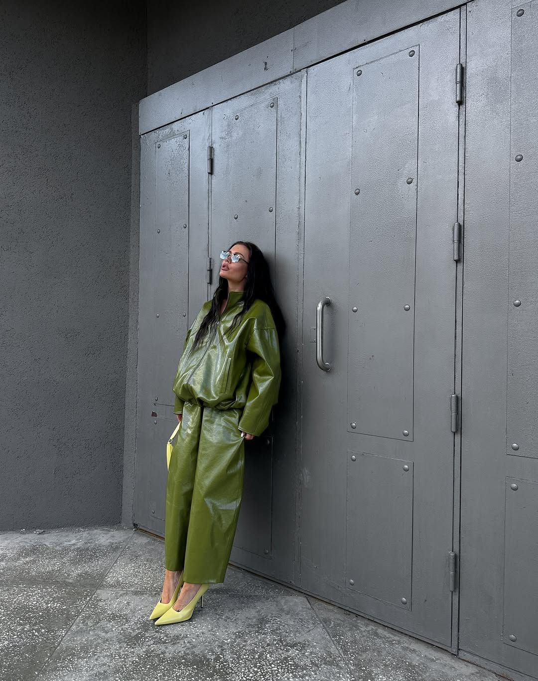 Nancy Leather Set  New (Coat/Pants/Dress)