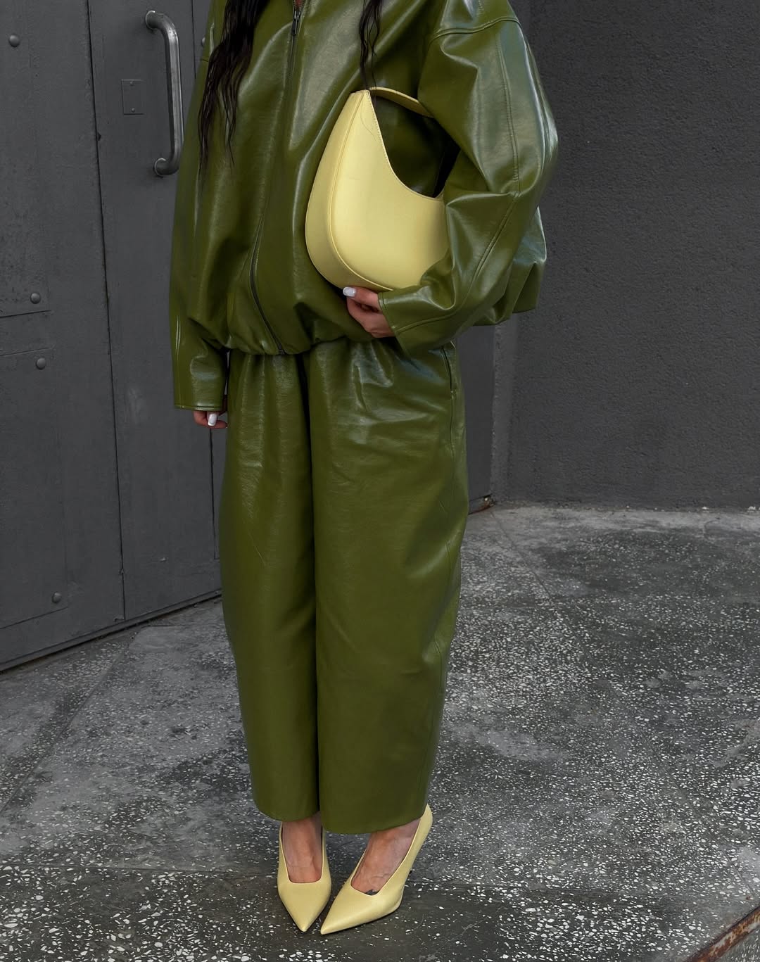 Nancy Leather Set  New (Coat/Pants/Dress)